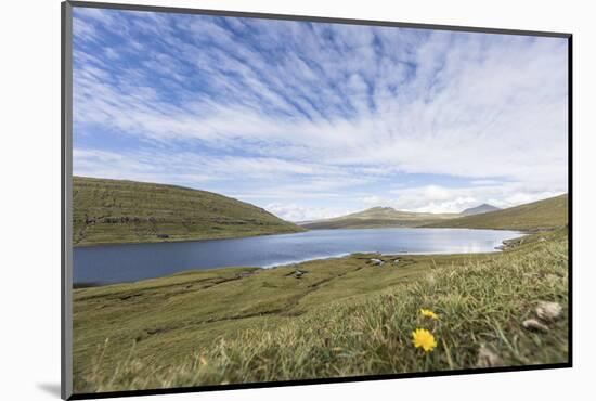 Faroes, Vagar, Sorvagsvatn, Leitisvatn, scenery-olbor-Mounted Photographic Print