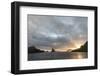 Faroes, Vagar, Tindholmur, bay, Sorvagsfjordur, evening-olbor-Framed Photographic Print