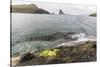 Faroes, Vagar, Tindholmur, bay, Sorvagsfjordur-olbor-Stretched Canvas