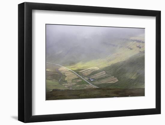 Faroes, valley, fields-olbor-Framed Photographic Print