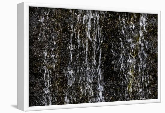 Faroes, waterfall, detail-olbor-Framed Photographic Print