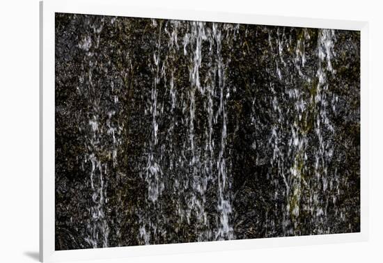 Faroes, waterfall, detail-olbor-Framed Photographic Print