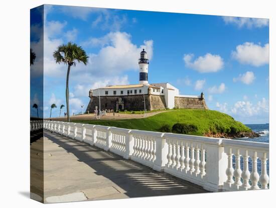 Farol da Barra, lighthouse, Salvador, State of Bahia, Brazil, South America-Karol Kozlowski-Stretched Canvas