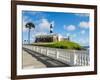 Farol da Barra, lighthouse, Salvador, State of Bahia, Brazil, South America-Karol Kozlowski-Framed Photographic Print