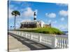 Farol da Barra, lighthouse, Salvador, State of Bahia, Brazil, South America-Karol Kozlowski-Stretched Canvas