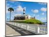 Farol da Barra, lighthouse, Salvador, State of Bahia, Brazil, South America-Karol Kozlowski-Mounted Photographic Print