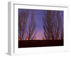 Farolitos, Santa Fe, New Mexico, USA-Julian McRoberts-Framed Photographic Print