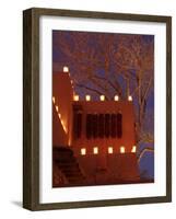 Farolitos, Santa Fe, New Mexico, USA-Julian McRoberts-Framed Photographic Print