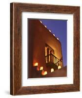 Farolitos, Santa Fe, New Mexico, USA-Julian McRoberts-Framed Photographic Print