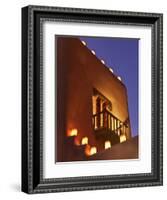 Farolitos, Santa Fe, New Mexico, USA-Julian McRoberts-Framed Photographic Print