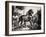 Farrier at Work Lithograph from Etudes De Cheveaux-Théodore Géricault-Framed Giclee Print