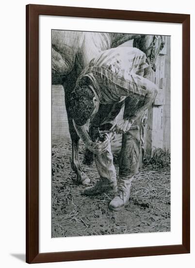 Farrier, Saratoga, 1998-Max Ferguson-Framed Giclee Print