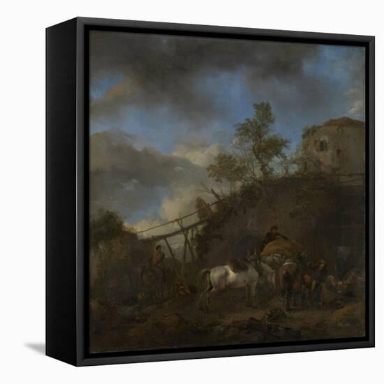 Farrier-Philips Wouwerman-Framed Stretched Canvas