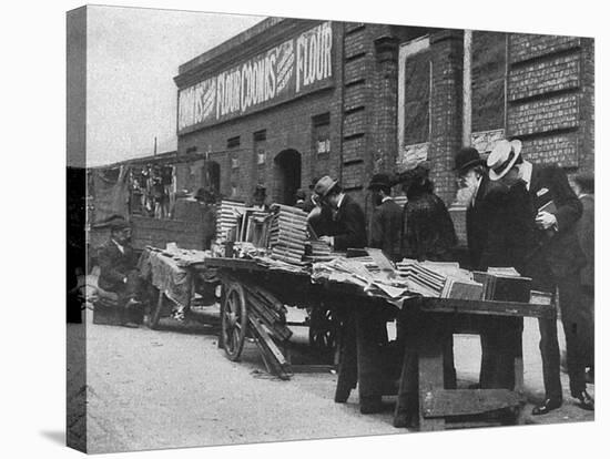 Farringdon Rd Bookstall-null-Stretched Canvas