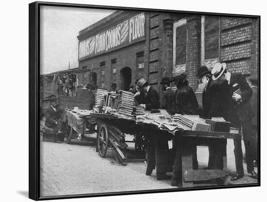 Farringdon Rd Bookstall-null-Framed Photographic Print