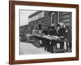 Farringdon Rd Bookstall-null-Framed Photographic Print