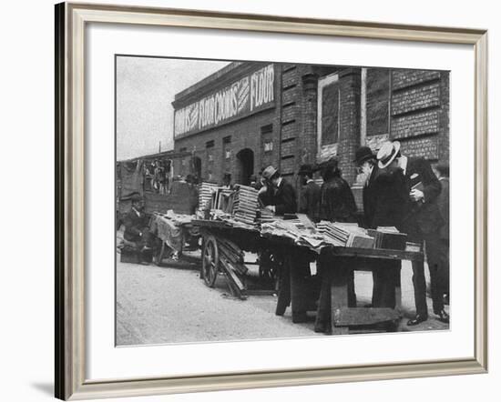 Farringdon Rd Bookstall-null-Framed Photographic Print