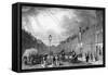 Farringdon Street-Thomas H Shepherd-Framed Stretched Canvas