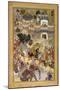 Farrukh Beg. Akbar's Triumphal Entry into Surat. Akbarnama-null-Mounted Art Print