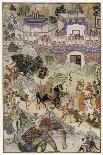 Mughal Emperor Akbar Enters Surat Gujerat after an Astonishingly Rapid 11-Day Campaign-Farrukh Beg-Stretched Canvas