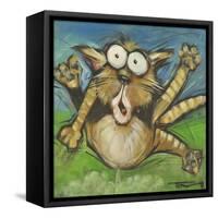 Farting Feline-Tim Nyberg-Framed Stretched Canvas