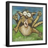 Farting Feline-Tim Nyberg-Framed Giclee Print