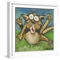 Farting Feline-Tim Nyberg-Framed Giclee Print