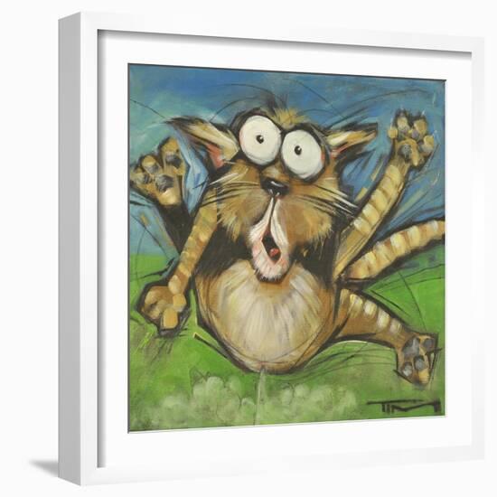 Farting Feline-Tim Nyberg-Framed Giclee Print