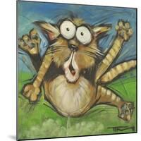 Farting Feline-Tim Nyberg-Mounted Giclee Print