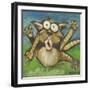 Farting Feline-Tim Nyberg-Framed Premium Giclee Print