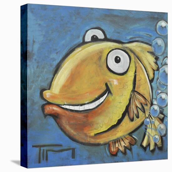 Farting Fish-Tim Nyberg-Stretched Canvas