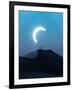 Fascinating view of the solar eclipse-Ahmed Aldaie-Framed Photographic Print