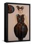 Fashion 13, Blossom on Black, 2016-Susan Adams-Framed Stretched Canvas
