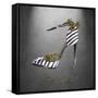 Fashion 4-Victoria Brown-Framed Stretched Canvas