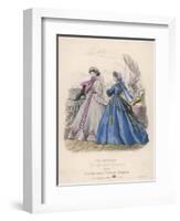 Fashion and Dog 1865-Jules David-Framed Art Print