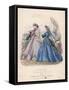 Fashion and Dog 1865-Jules David-Framed Stretched Canvas