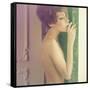 Fashion Art Photo of Young Sensual Lady in Classical Interior-George Mayer-Framed Stretched Canvas