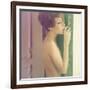 Fashion Art Photo of Young Sensual Lady in Classical Interior-George Mayer-Framed Photographic Print