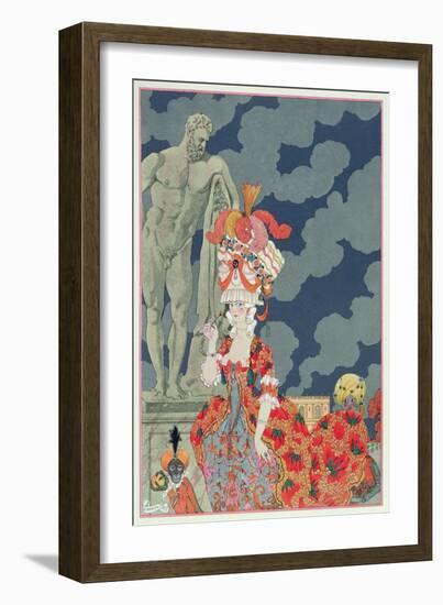 Fashion at its Highest, 1927-Georges Barbier-Framed Giclee Print