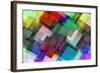 Fashion Background With Trendy Or Modern Abstract-kentoh-Framed Art Print