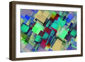 Fashion Background With Trendy Or Modern Abstract-kentoh-Framed Premium Giclee Print