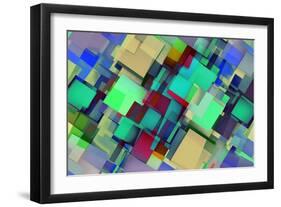 Fashion Background With Trendy Or Modern Abstract-kentoh-Framed Premium Giclee Print