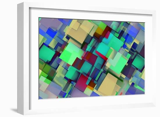 Fashion Background With Trendy Or Modern Abstract-kentoh-Framed Premium Giclee Print