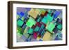 Fashion Background With Trendy Or Modern Abstract-kentoh-Framed Art Print
