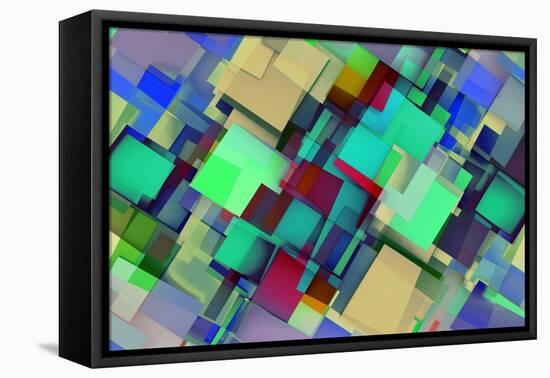Fashion Background With Trendy Or Modern Abstract-kentoh-Framed Stretched Canvas