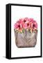 Fashion Bag with Peonies-Amanda Greenwood-Framed Stretched Canvas