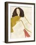 Fashion Block - Gaze-Aurora Bell-Framed Giclee Print