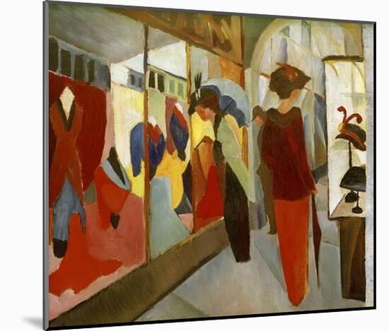 Fashion Boutique 1913-Auguste Macke-Mounted Giclee Print