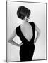 Fashion by Chloe : "Mirage" Black Cocktail Dress August 7, 1963-null-Mounted Photo