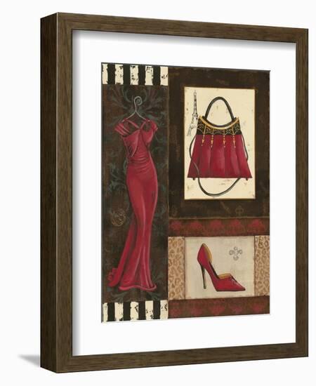 Fashion Collage I-Sophie Devereux-Framed Art Print